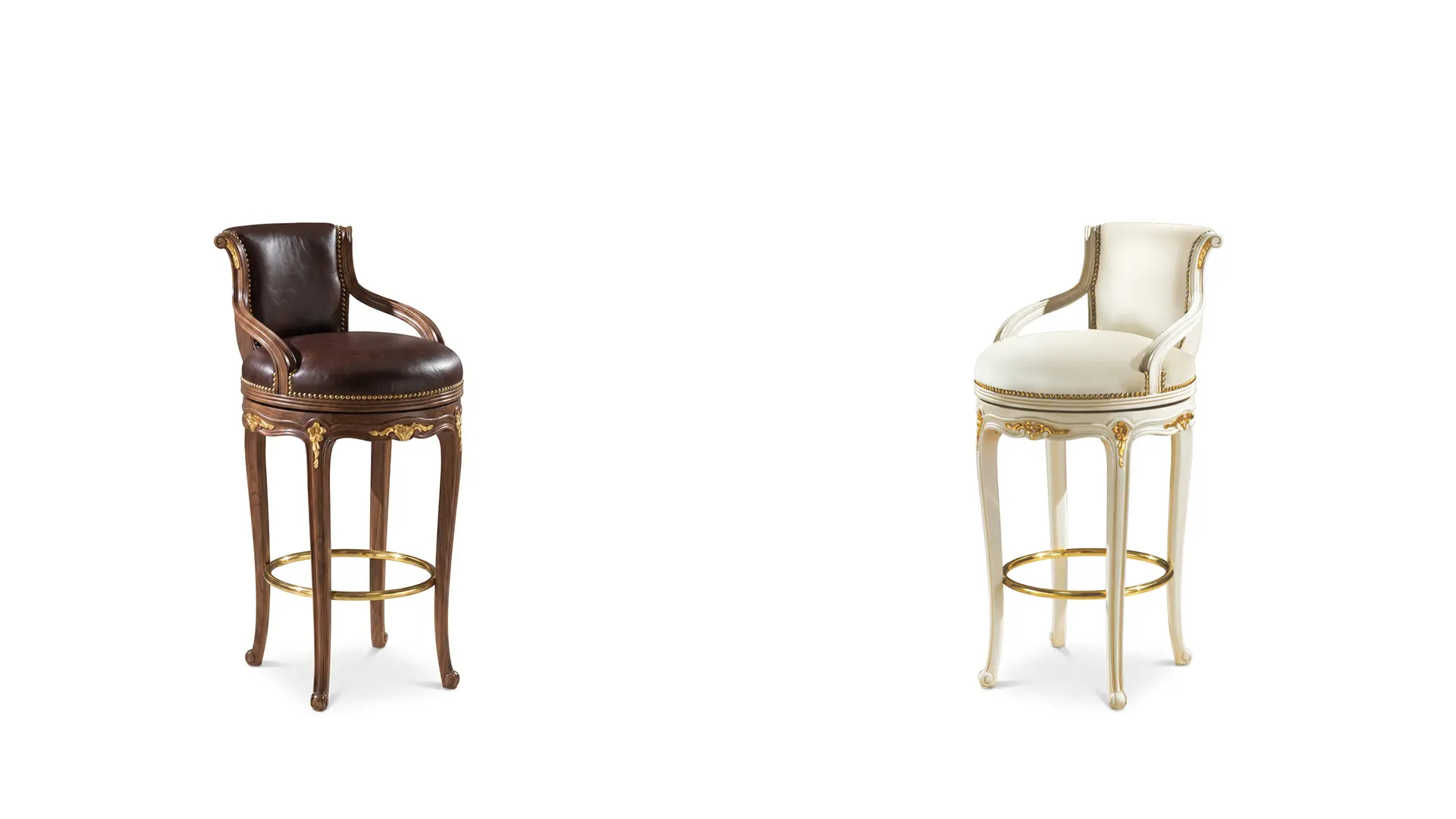 sgabello bar girevole coppia
