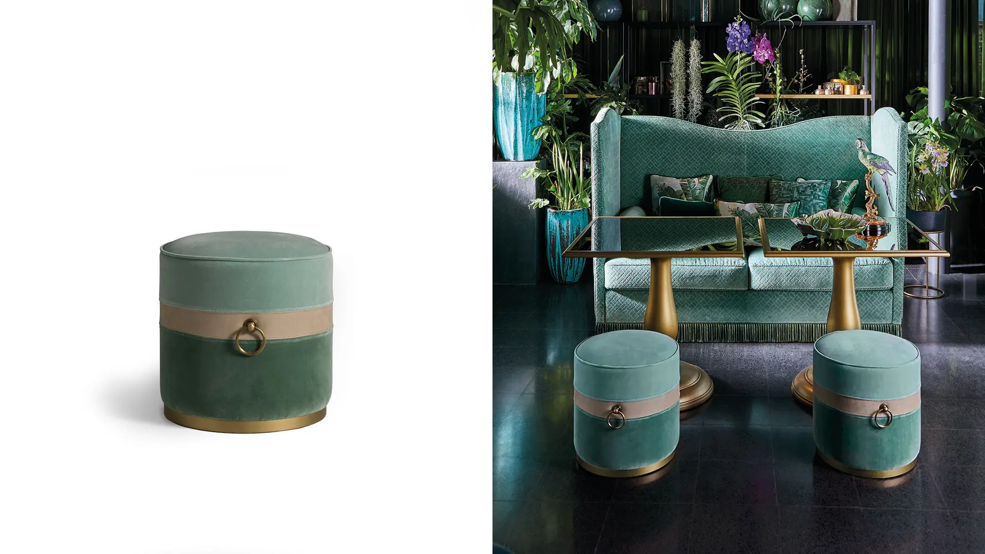pouf cilindro