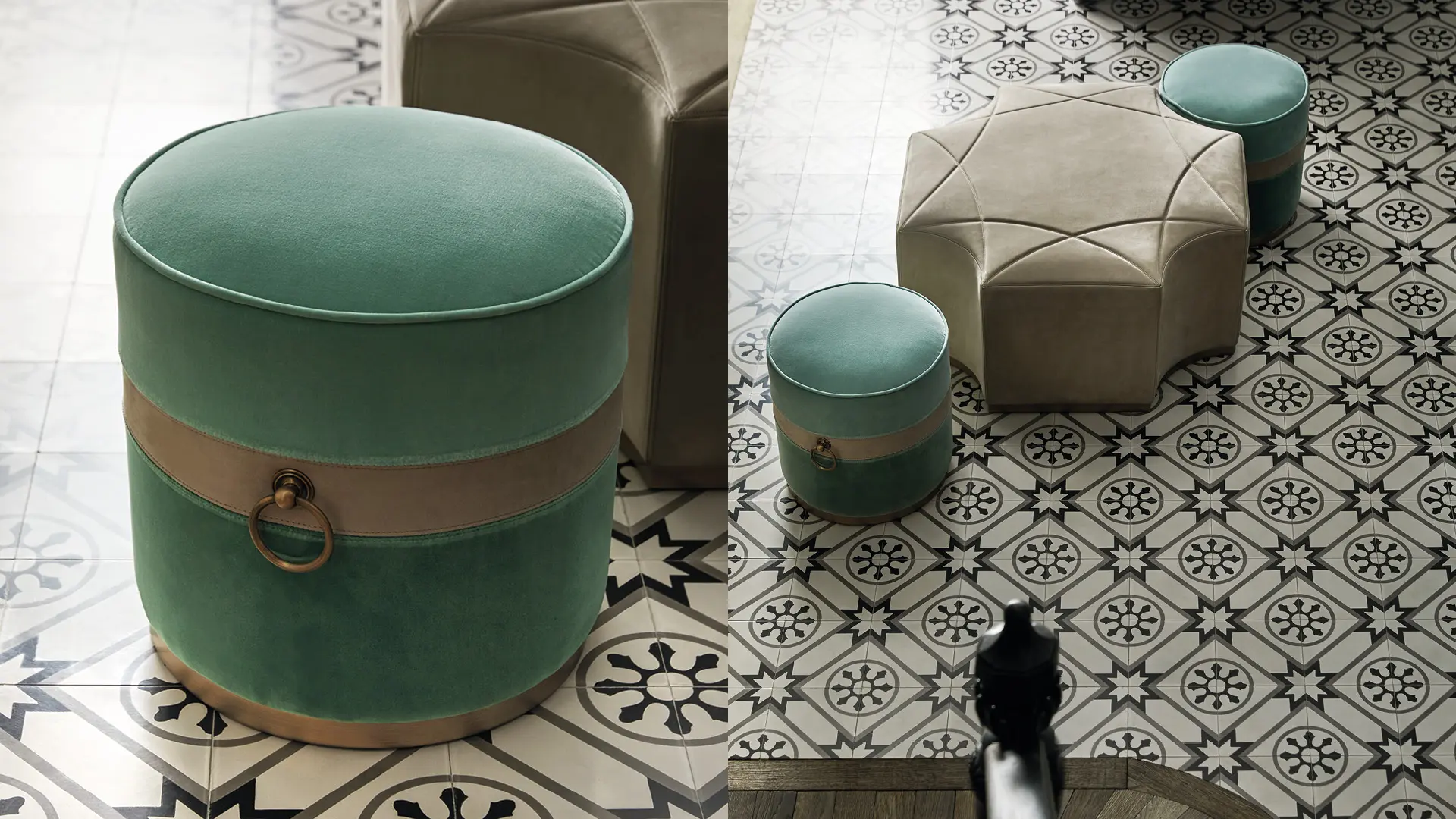 pouf cilindro ambient