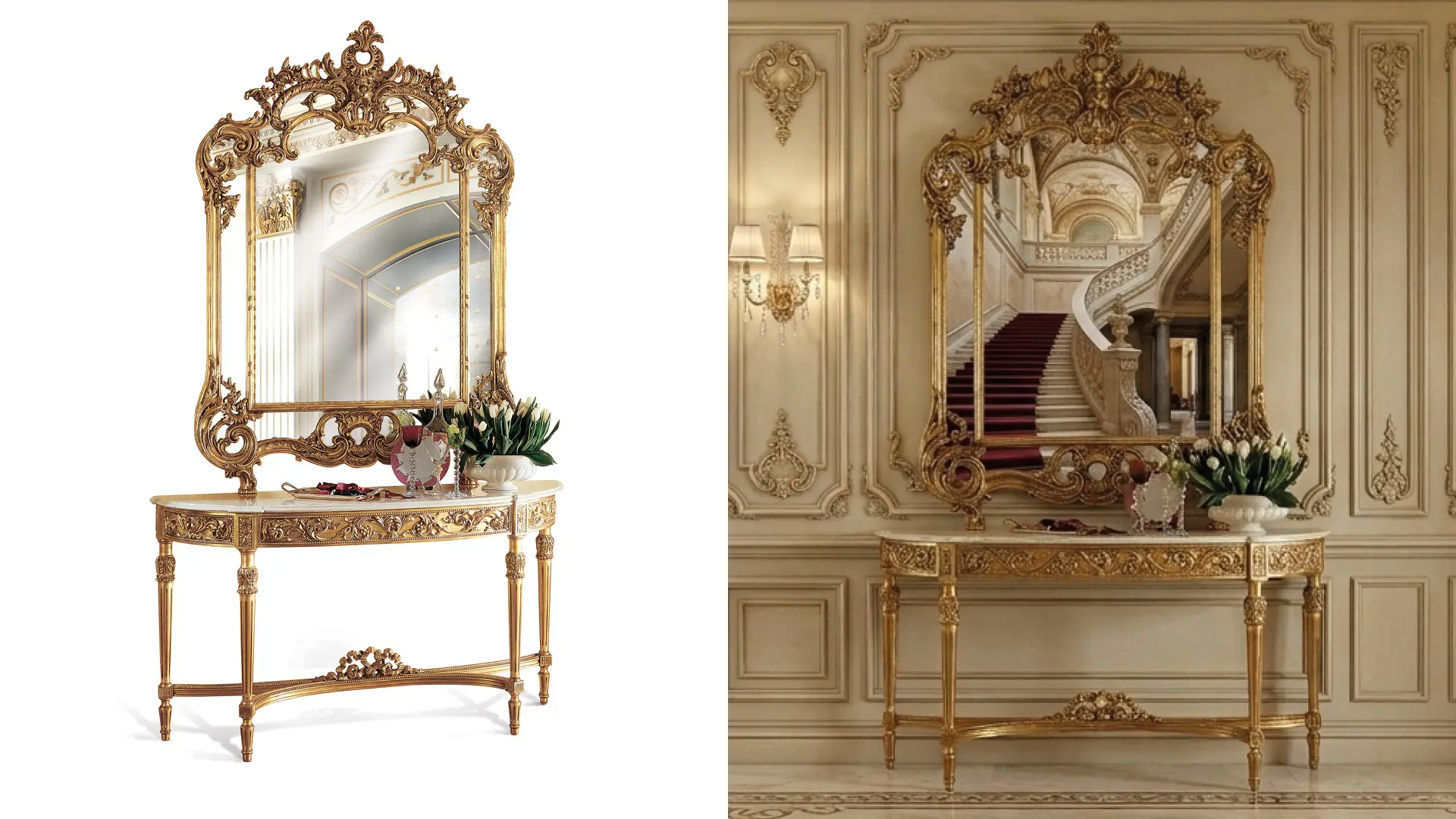 louis xvi console ambient