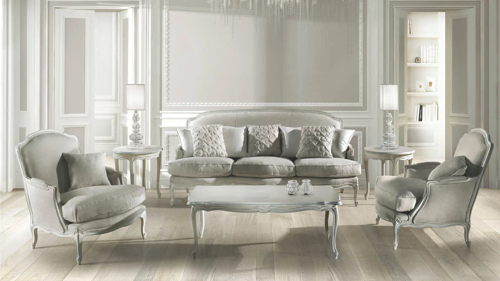 salotto chiaro stile provenzale
