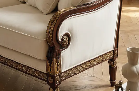 classic Louis XVI living room detail