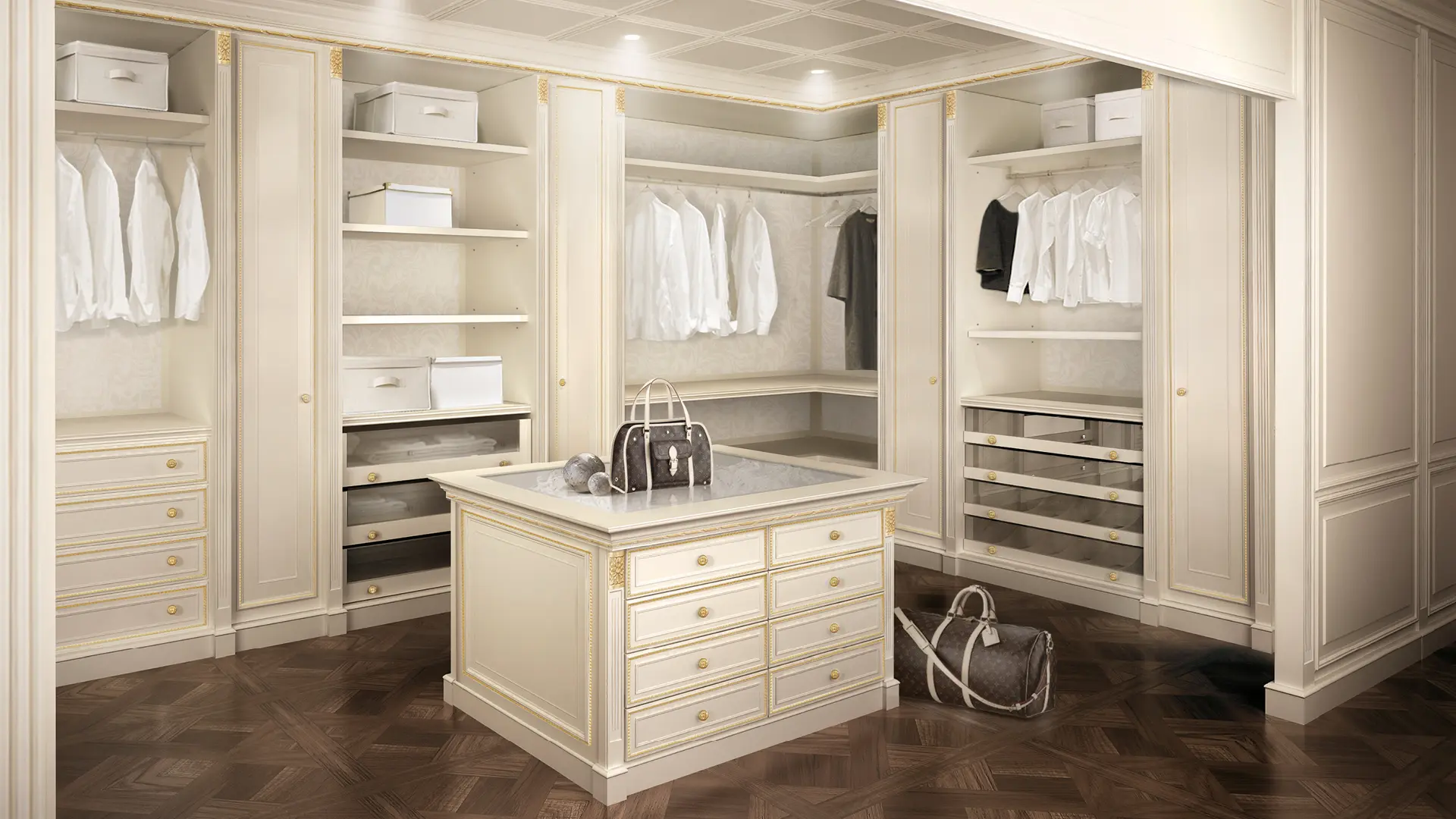 Walkin closet System03-1920x1080 walk-in closet Louis XVI