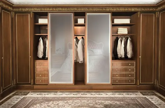 Walkin closet System04-535x350 walnut walk-in closet detail